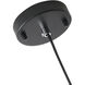 DU Series Pendant Ceiling Light, Round Black